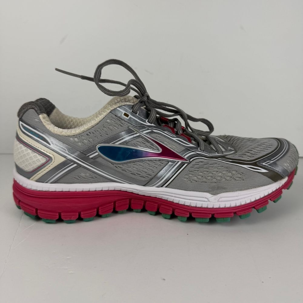 Brooks Ghost 8th Edition Women's Running Shoes Size 10 Gray & Pink